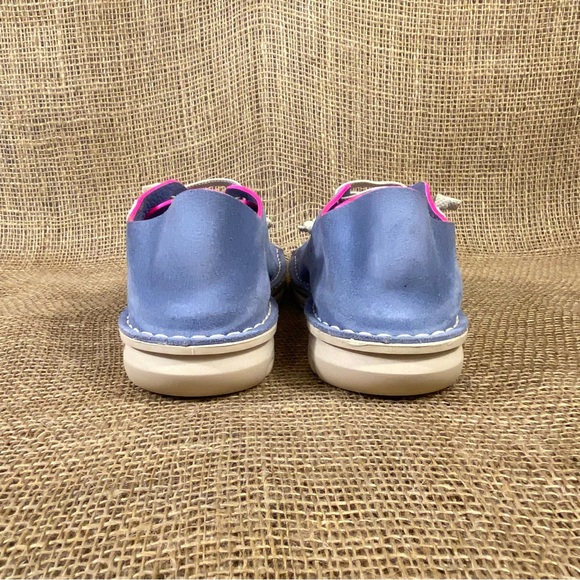 On Foot Running Walking Shoe Slip On Jean Blue Suede Size 7.5 Eu 38 - Picture 7 of 9